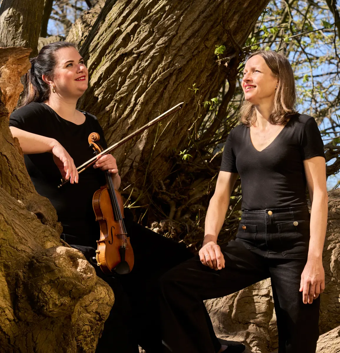 Sophie Müller, Violine, und Cornelia Neuwirth, Klavier
